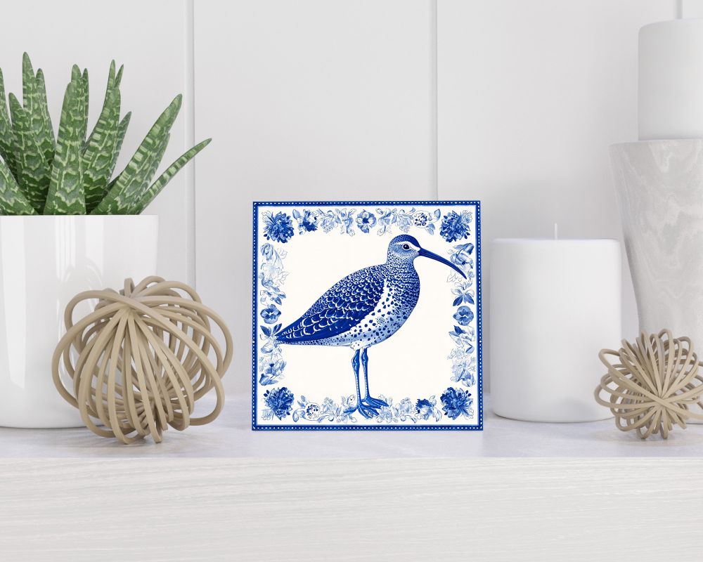 Tegel 15X15 Cm Met Delfts Blauw Cadeau Decoratie | Tegeltjes Met Tekst | Tegeltjes Met Spreuken | Collega | Oma | Opa | Pensioen | Mama | Papa | Vriend Tegel 15x15 cm Delfts blauw