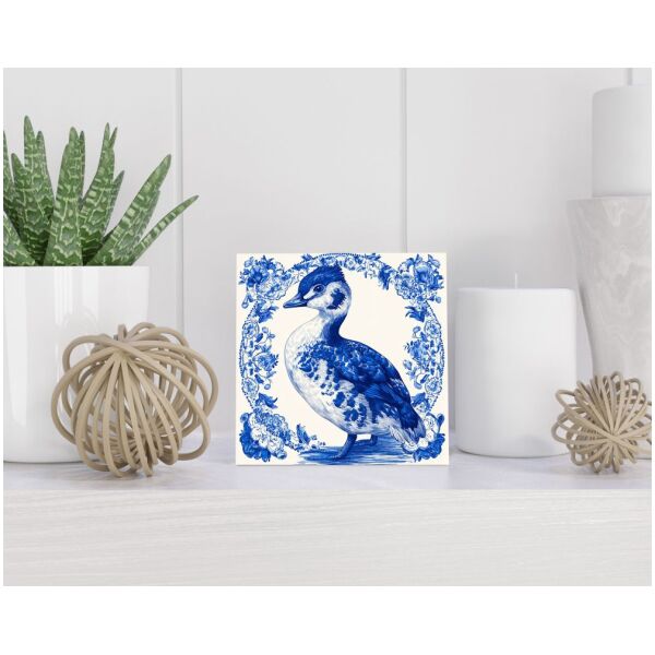 Tegel 15x15 cm Delfts blauw