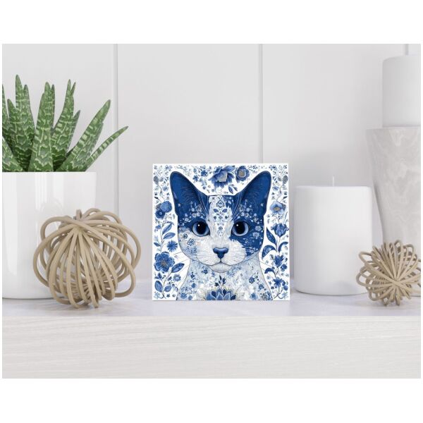 Tegel 15x15 cm Delfts blauw