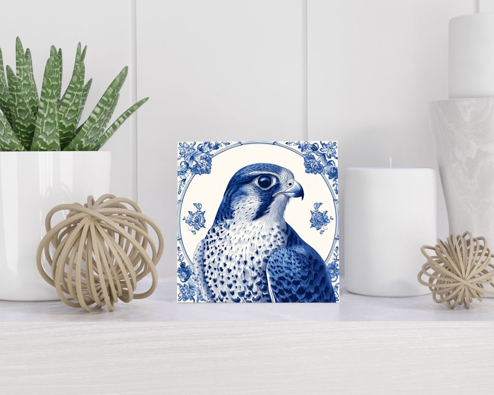 Tegel 15X15 Cm Met Delfts Blauw Cadeau Decoratie | Tegeltjes Met Tekst | Tegeltjes Met Spreuken | Collega | Oma | Opa | Pensioen | Mama | Papa | Vriend Tegel 15x15 cm Delfts blauw