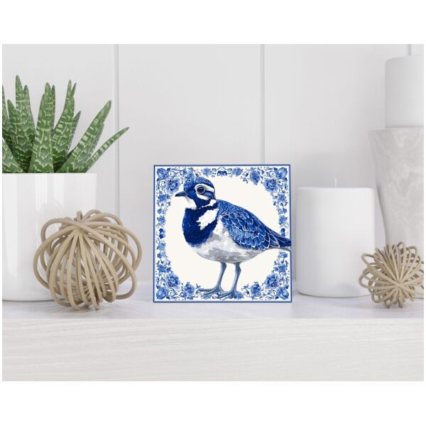 Tegel 15x15 cm Delfts blauw