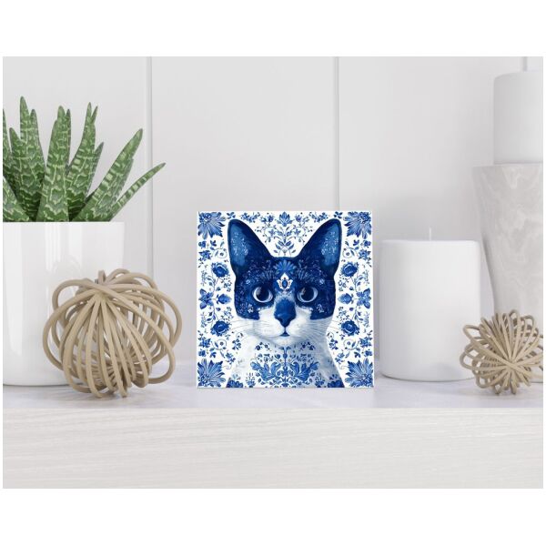 Tegel 15x15 cm Delfts blauw