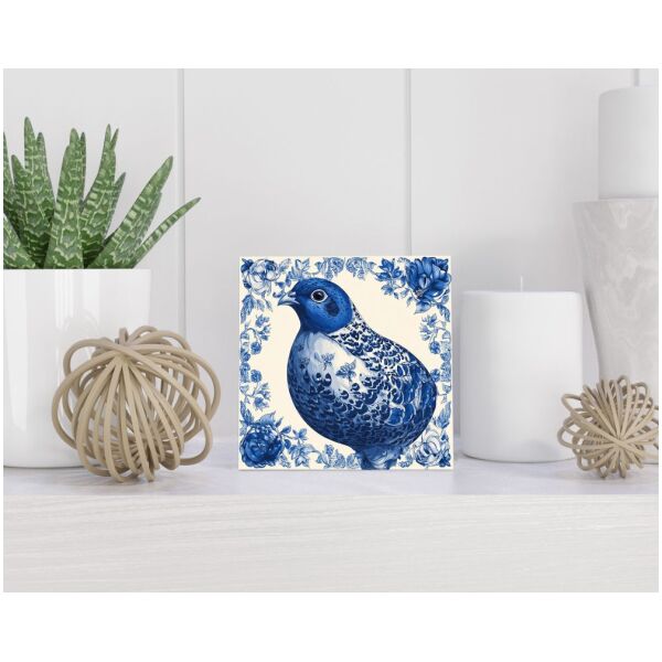 Tegel 15x15 cm Delfts blauw