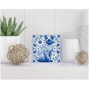 Tegel 15x15 cm Delfts blauw