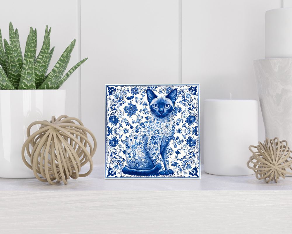 Tegel 15X15 Cm Met Delfts Blauw Cadeau Decoratie | Tegeltjes Met Tekst | Tegeltjes Met Spreuken | Collega | Oma | Opa | Pensioen | Mama | Papa | Vriend Tegel 15x15 cm Delfts blauw