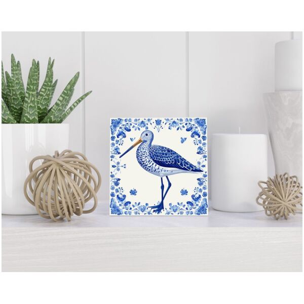 Tegel 15x15 cm Delfts blauw