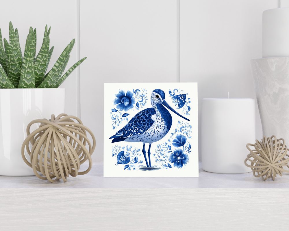 Tegel 15X15 Cm Met Delfts Blauw Cadeau Decoratie | Tegeltjes Met Tekst | Tegeltjes Met Spreuken | Collega | Oma | Opa | Pensioen | Mama | Papa | Vriend Tegel 15x15 cm Delfts blauw