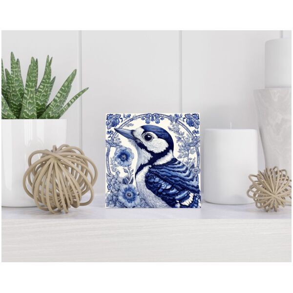 Tegel 15x15 cm Delfts blauw