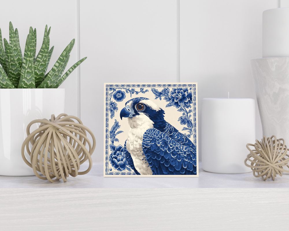 Tegel 15X15 Cm Met Delfts Blauw Cadeau Decoratie | Tegeltjes Met Tekst | Tegeltjes Met Spreuken | Collega | Oma | Opa | Pensioen | Mama | Papa | Vriend Tegel 15x15 cm Delfts blauw