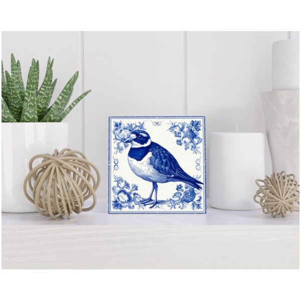 Tegel 15X15 Cm Met Delfts Blauw Cadeau Decoratie | Tegeltjes Met Tekst | Tegeltjes Met Spreuken | Collega | Oma | Opa | Pensioen | Mama | Papa | Vriend Tegel 15x15 cm Delfts blauw