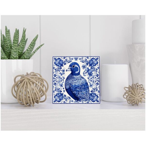 Tegel 15x15 cm Delfts blauw