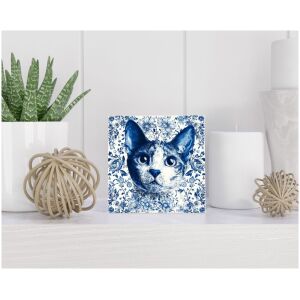 Tegel 15x15 cm Delfts blauw