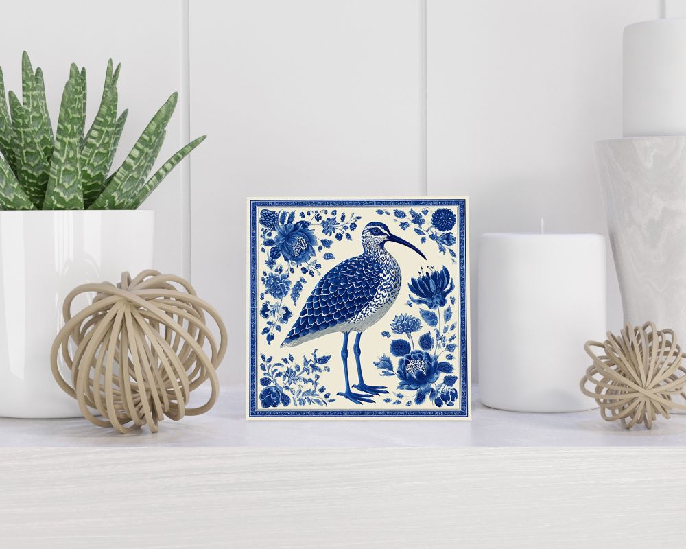 Tegel 15X15 Cm Met Delfts Blauw Cadeau Decoratie | Tegeltjes Met Tekst | Tegeltjes Met Spreuken | Collega | Oma | Opa | Pensioen | Mama | Papa | Vriend Tegel 15x15 cm Delfts blauw