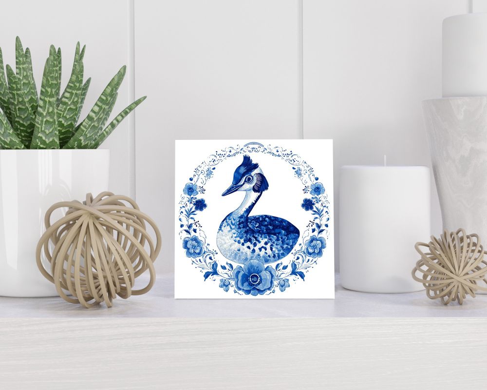 Tegel 15X15 Cm Met Delfts Blauw Cadeau Decoratie | Tegeltjes Met Tekst | Tegeltjes Met Spreuken | Collega | Oma | Opa | Pensioen | Mama | Papa | Vriend Tegel 15x15 cm Delfts blauw