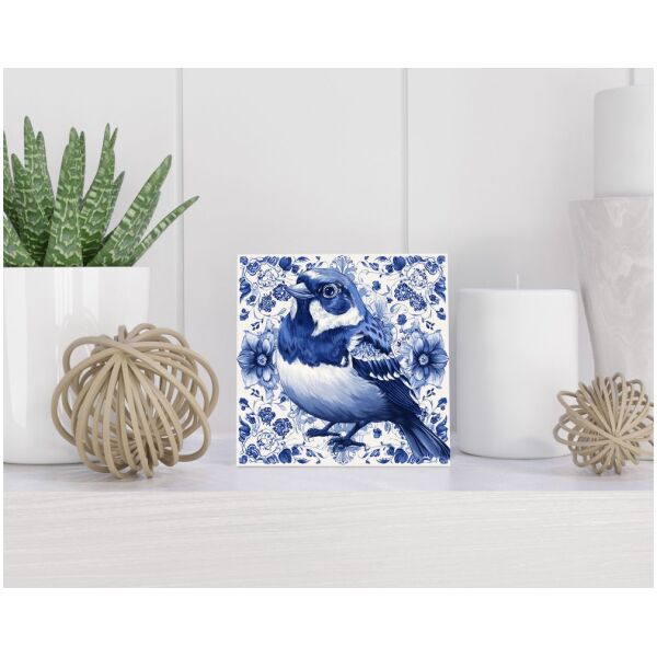 Tegel 15x15 cm Delfts blauw