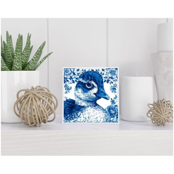 Tegel 15x15 cm Delfts blauw