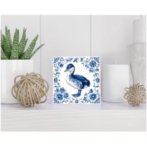 Tegel 15x15 cm Delfts blauw