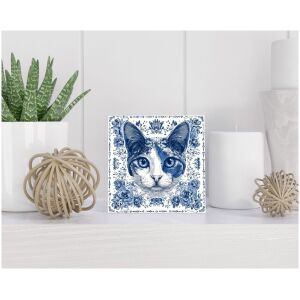 Tegel 15x15 cm Delfts blauw