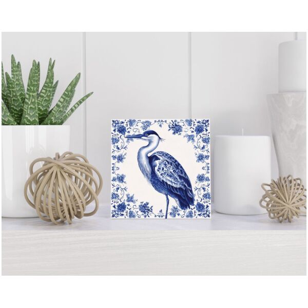 Tegel 15x15 cm Delfts blauw