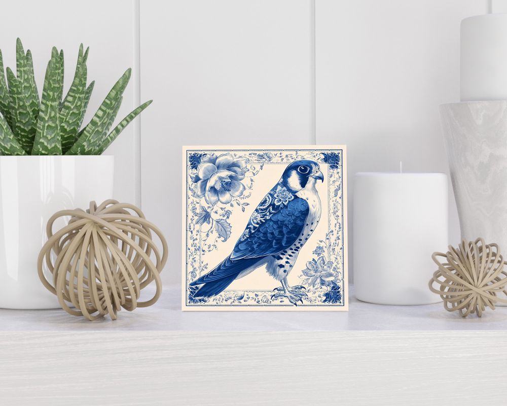 Tegel 15X15 Cm Met Delfts Blauw Cadeau Decoratie | Tegeltjes Met Tekst | Tegeltjes Met Spreuken | Collega | Oma | Opa | Pensioen | Mama | Papa | Vriend Tegel 15x15 cm Delfts blauw