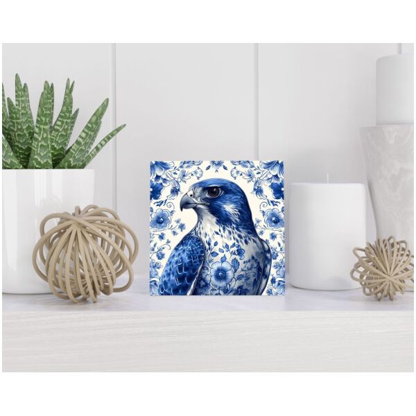 Tegel 15X15 Cm Met Delfts Blauw Cadeau Decoratie | Tegeltjes Met Tekst | Tegeltjes Met Spreuken | Collega | Oma | Opa | Pensioen | Mama | Papa | Vriend Tegel 15x15 cm Delfts blauw