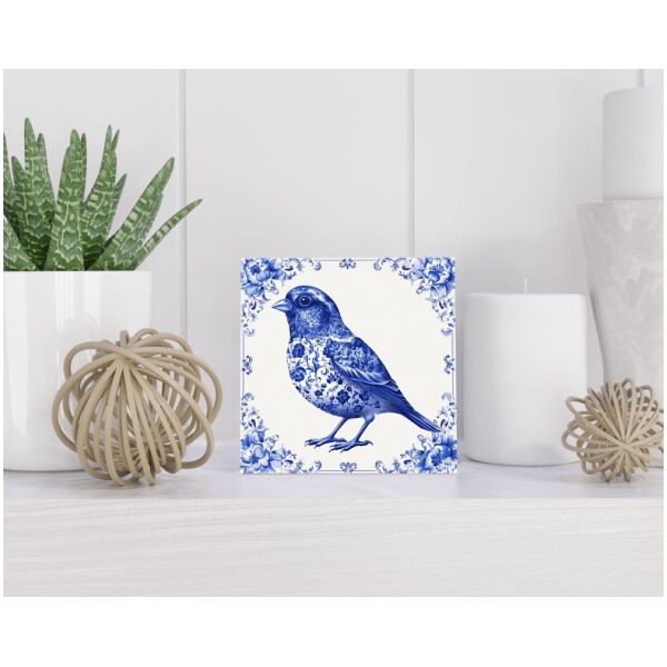 Tegel 15x15 cm Delfts blauw