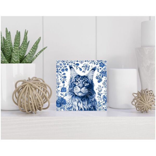 Tegel 15x15 cm Delfts blauw