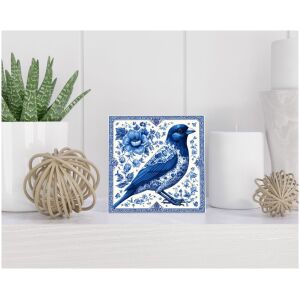 Tegel 15x15 cm Delfts blauw