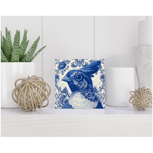 Tegel 15x15 cm Delfts blauw