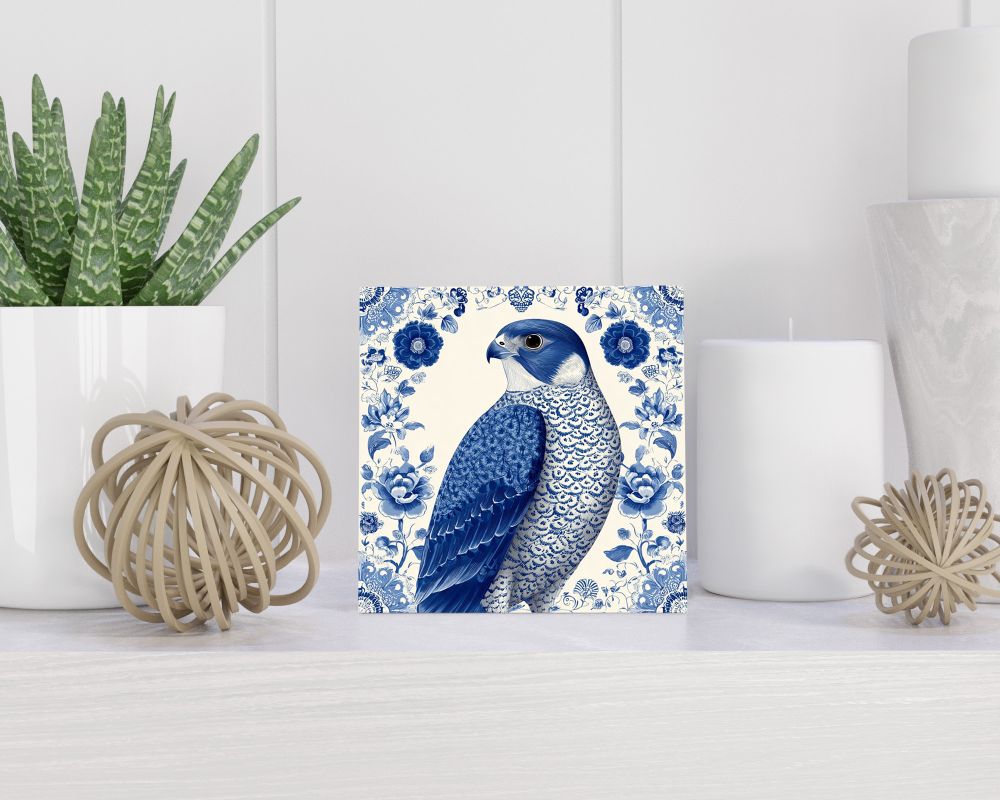 Tegel 15X15 Cm Met Delfts Blauw Cadeau Decoratie | Tegeltjes Met Tekst | Tegeltjes Met Spreuken | Collega | Oma | Opa | Pensioen | Mama | Papa | Vriend Tegel 15x15 cm Delfts blauw