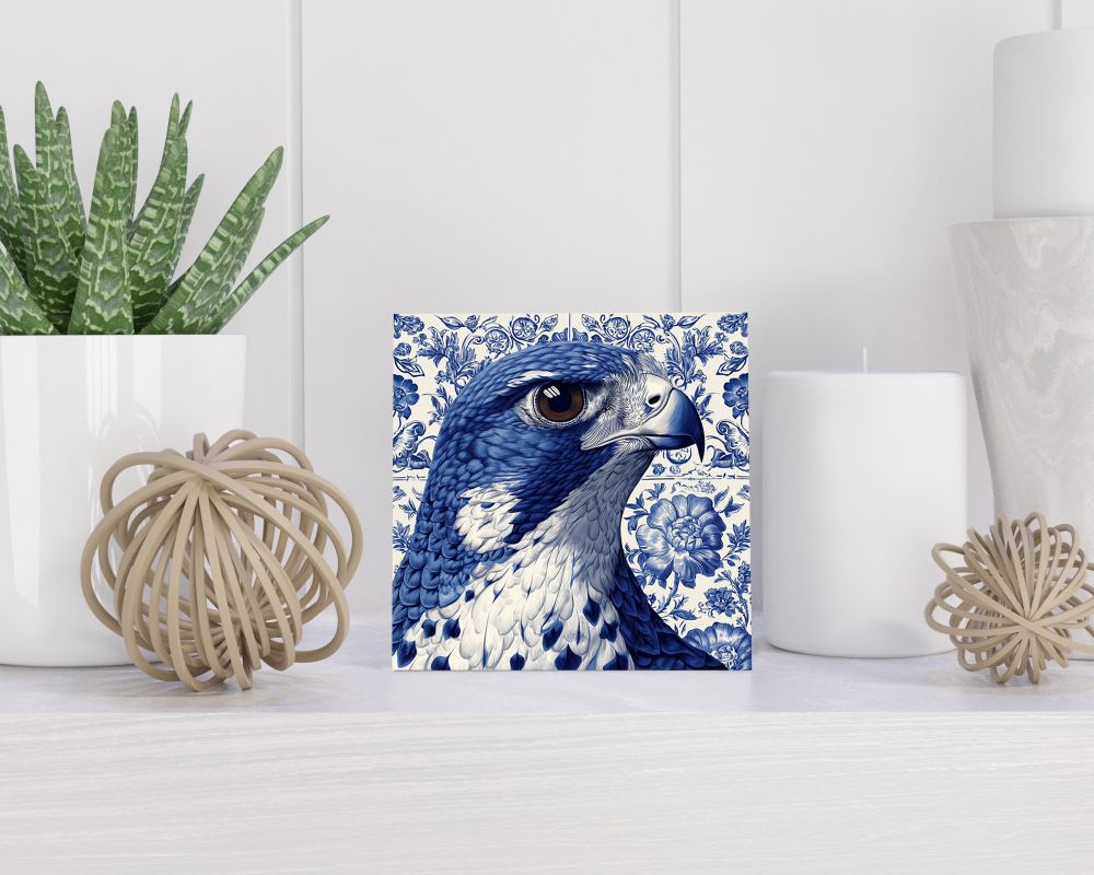 Tegel 15X15 Cm Met Delfts Blauw Cadeau Decoratie | Tegeltjes Met Tekst | Tegeltjes Met Spreuken | Collega | Oma | Opa | Pensioen | Mama | Papa | Vriend Tegel 15x15 cm Delfts blauw