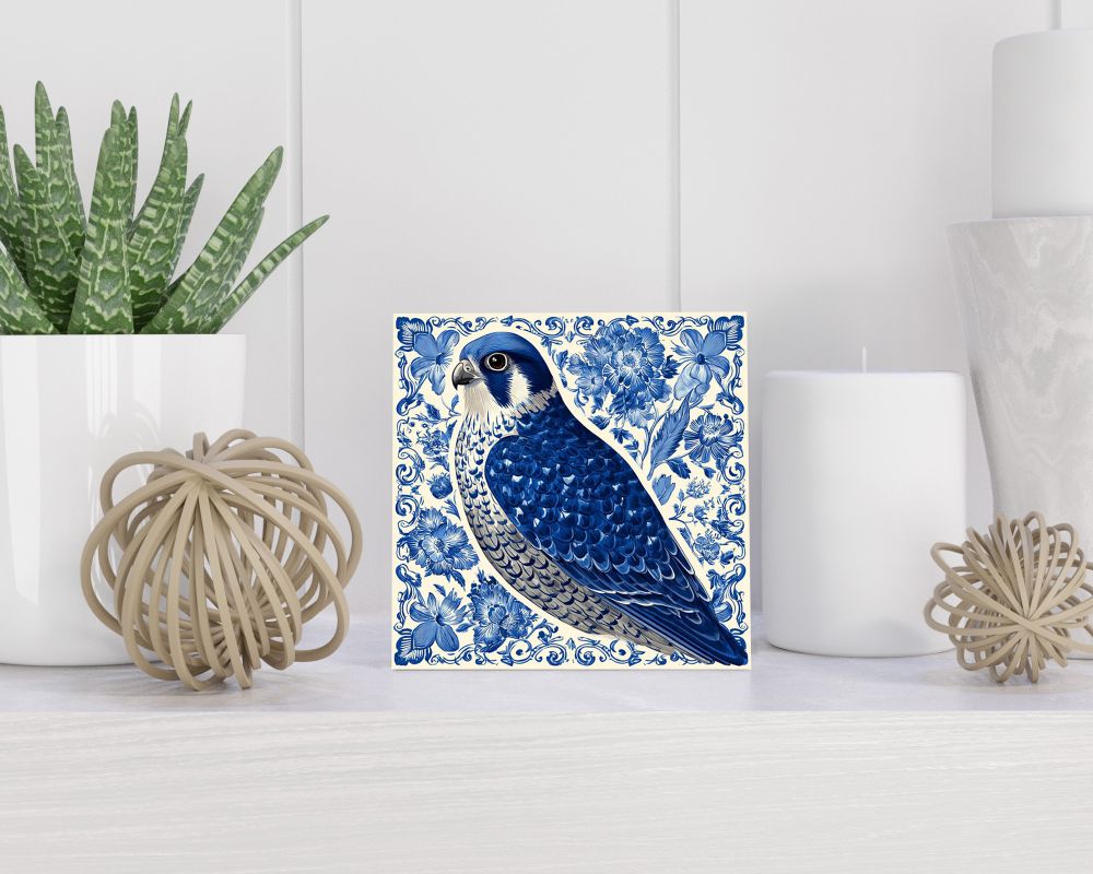 Tegel 15X15 Cm Met Delfts Blauw Cadeau Decoratie | Tegeltjes Met Tekst | Tegeltjes Met Spreuken | Collega | Oma | Opa | Pensioen | Mama | Papa | Vriend Tegel 15x15 cm Delfts blauw