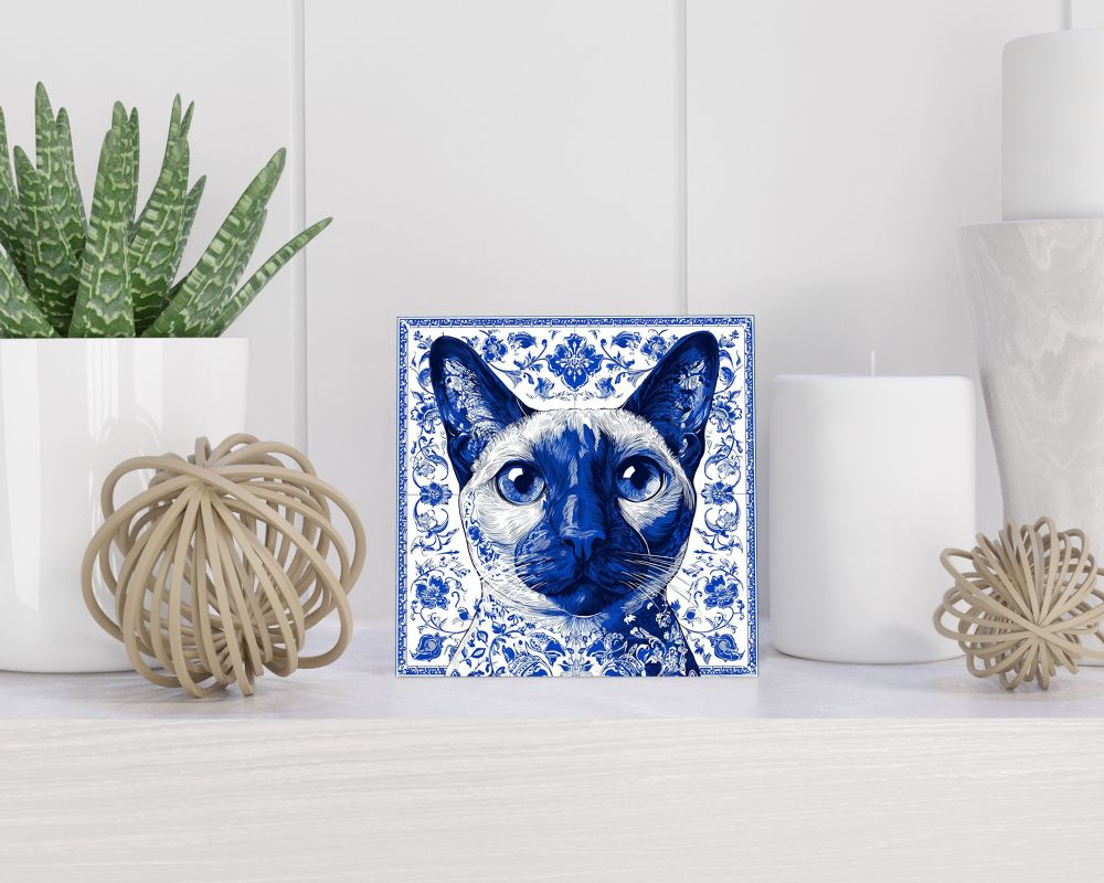 Tegel 15X15 Cm Met Delfts Blauw Cadeau Decoratie | Tegeltjes Met Tekst | Tegeltjes Met Spreuken | Collega | Oma | Opa | Pensioen | Mama | Papa | Vriend Tegel 15x15 cm Delfts blauw