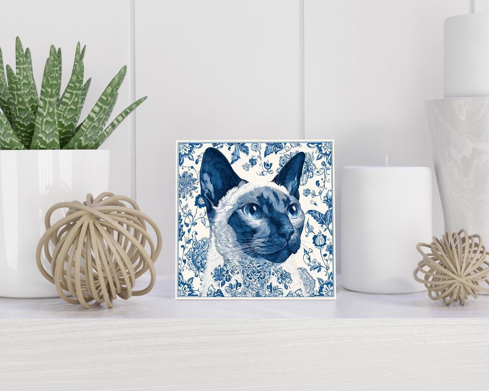 Tegel 15X15 Cm Met Delfts Blauw Cadeau Decoratie | Tegeltjes Met Tekst | Tegeltjes Met Spreuken | Collega | Oma | Opa | Pensioen | Mama | Papa | Vriend Tegel 15x15 cm Delfts blauw