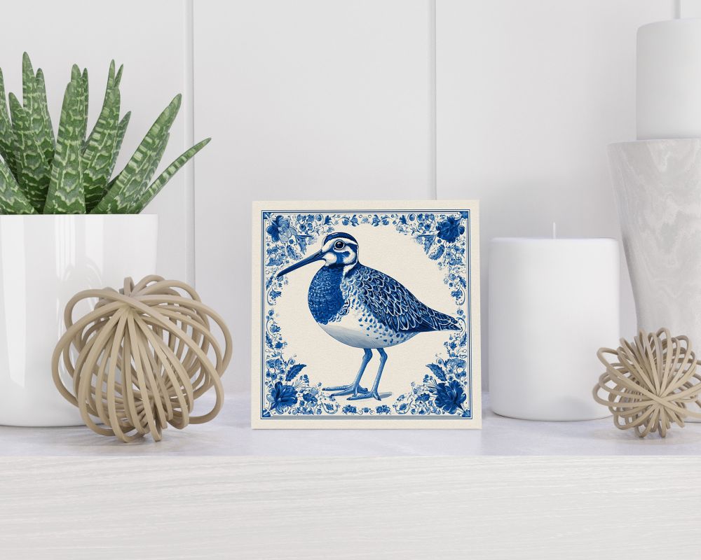 Tegel 15X15 Cm Met Delfts Blauw Cadeau Decoratie | Tegeltjes Met Tekst | Tegeltjes Met Spreuken | Collega | Oma | Opa | Pensioen | Mama | Papa | Vriend Tegel 15x15 cm Delfts blauw