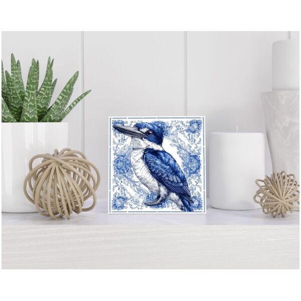 Tegel 15X15 Cm Met Delfts Blauw Cadeau Decoratie | Tegeltjes Met Tekst | Tegeltjes Met Spreuken | Collega | Oma | Opa | Pensioen | Mama | Papa | Vriend Tegel 15x15 cm Delfts blauw