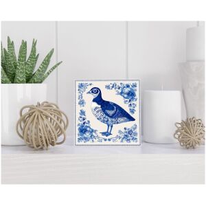 Tegel 15x15 cm Delfts blauw