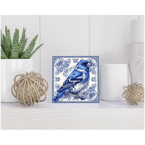 Tegel 15x15 cm Delfts blauw