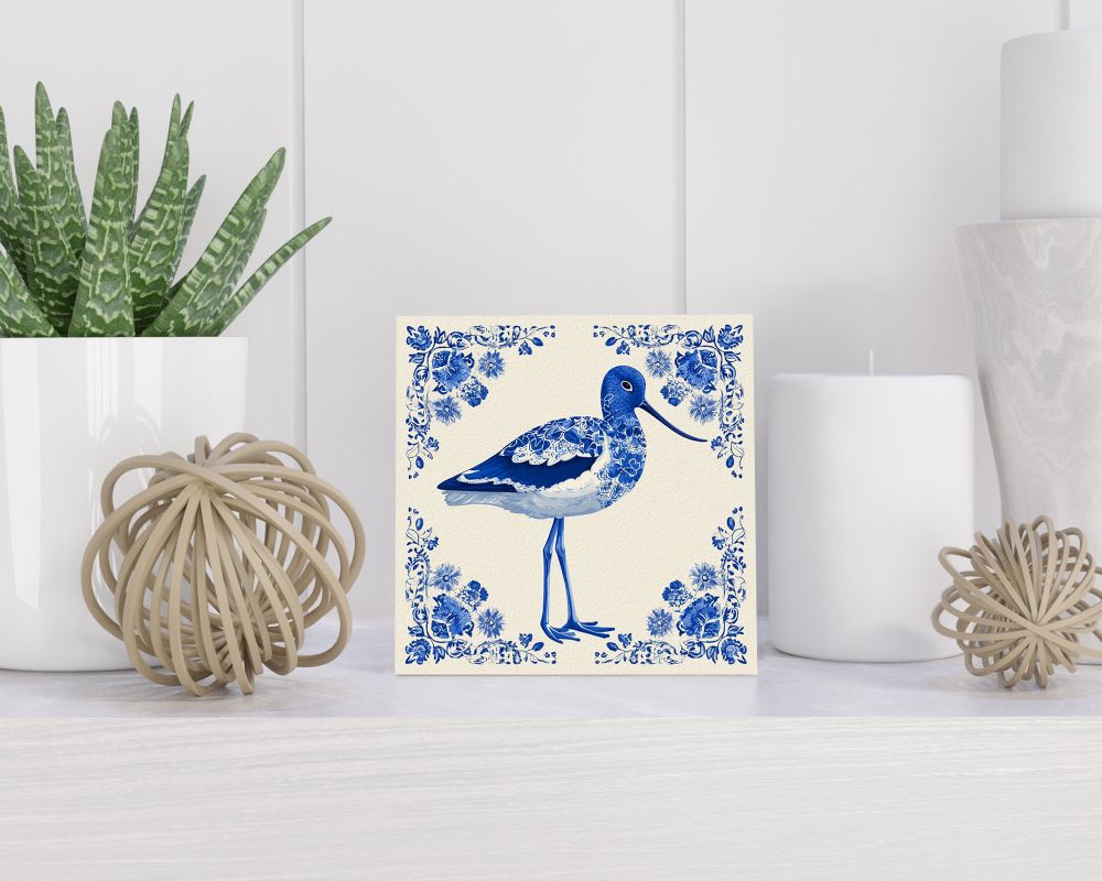 Tegel 15X15 Cm Met Delfts Blauw Cadeau Decoratie | Tegeltjes Met Tekst | Tegeltjes Met Spreuken | Collega | Oma | Opa | Pensioen | Mama | Papa | Vriend Tegel 15x15 cm Delfts blauw
