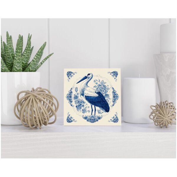 Tegel 15x15 cm Delfts blauw