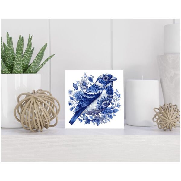 Tegel 15x15 cm Delfts blauw