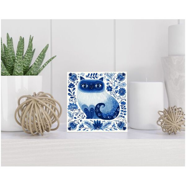 Tegel 15x15 cm Delfts blauw