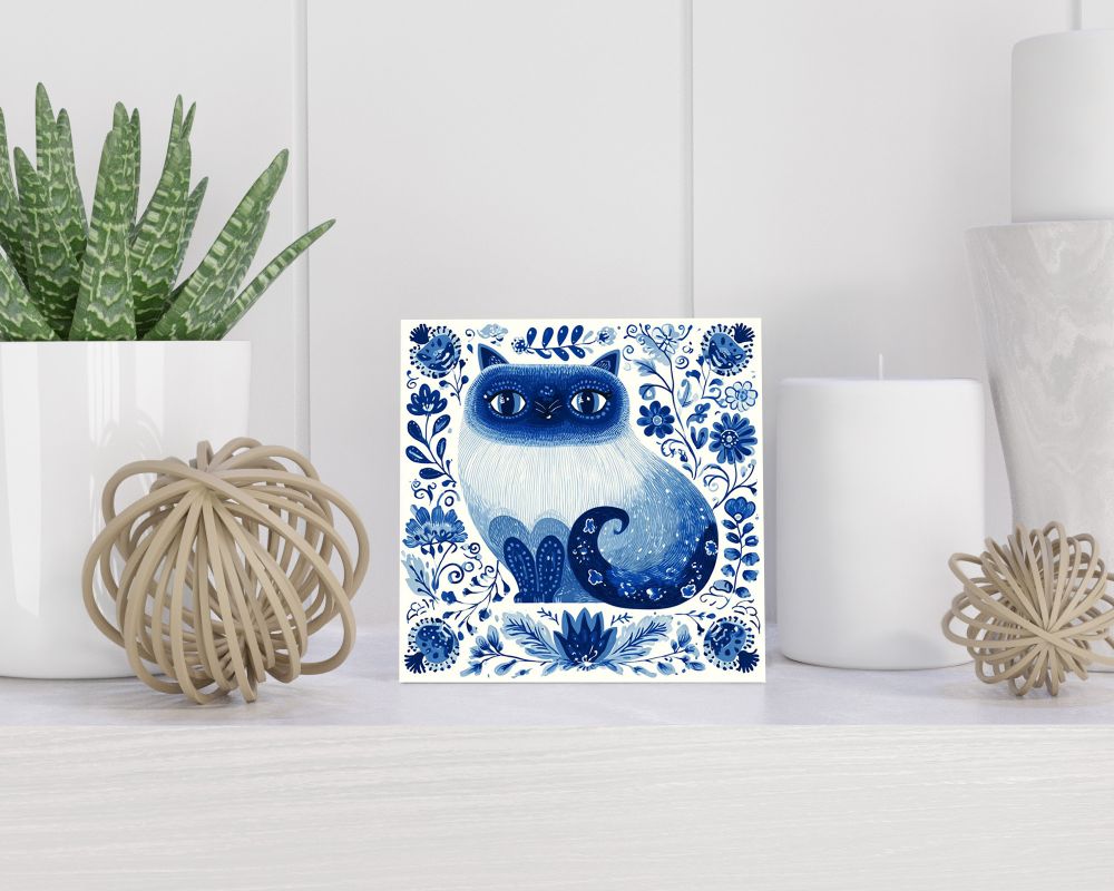 Tegel 15X15 Cm Met Delfts Blauw Cadeau Decoratie | Tegeltjes Met Tekst | Tegeltjes Met Spreuken | Collega | Oma | Opa | Pensioen | Mama | Papa | Vriend Tegel 15x15 cm Delfts blauw