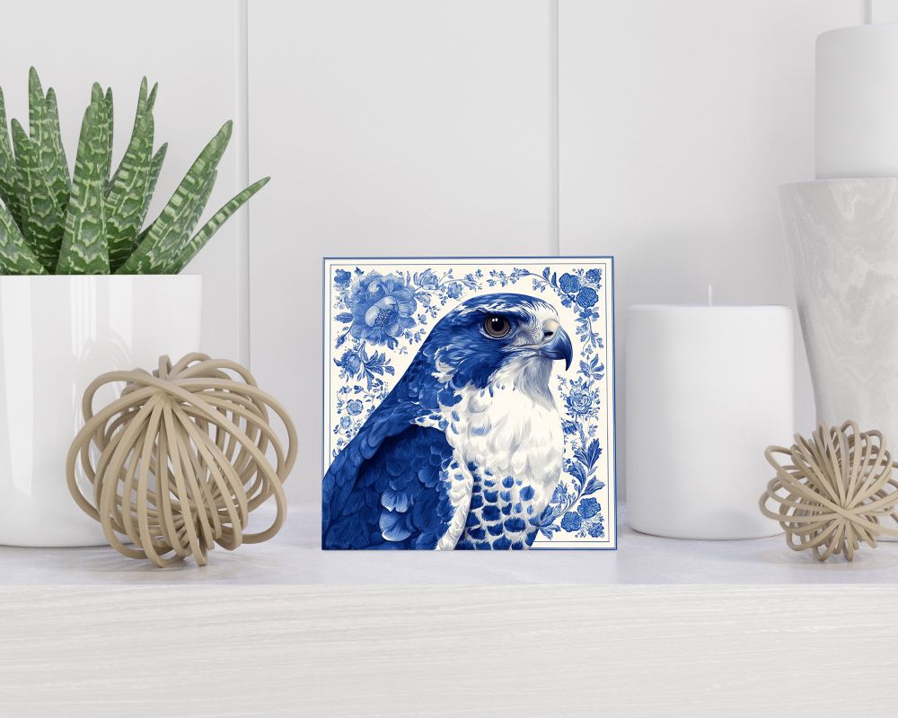 Tegel 15X15 Cm Met Delfts Blauw Cadeau Decoratie | Tegeltjes Met Tekst | Tegeltjes Met Spreuken | Collega | Oma | Opa | Pensioen | Mama | Papa | Vriend Tegel 15x15 cm Delfts blauw