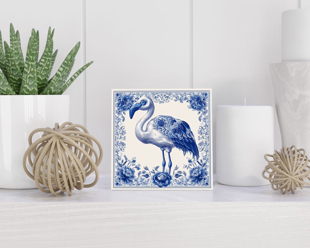 Tegel 15X15 Cm Met Delfts Blauw Cadeau Decoratie | Tegeltjes Met Tekst | Tegeltjes Met Spreuken | Collega | Oma | Opa | Pensioen | Mama | Papa | Vriend Tegel 15x15 cm Delfts blauw