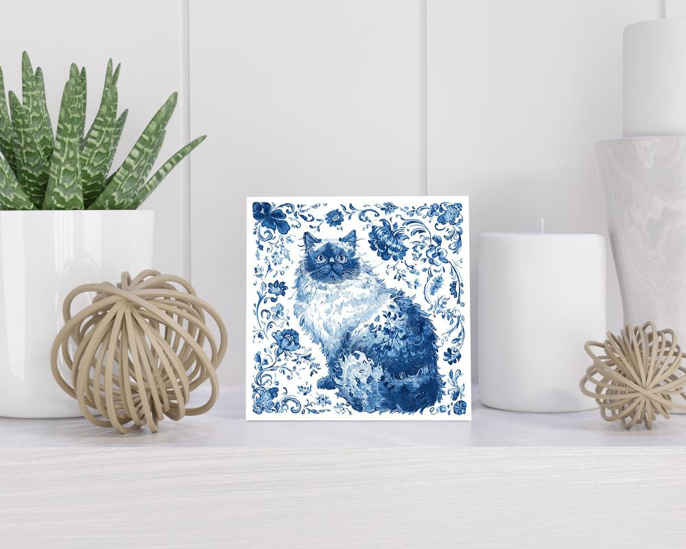 Tegel 15X15 Cm Met Delfts Blauw Cadeau Decoratie | Tegeltjes Met Tekst | Tegeltjes Met Spreuken | Collega | Oma | Opa | Pensioen | Mama | Papa | Vriend Tegel 15x15 cm Delfts blauw