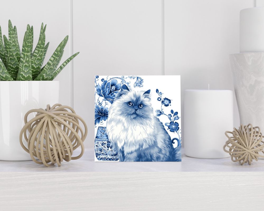 Tegel 15X15 Cm Met Delfts Blauw Cadeau Decoratie | Tegeltjes Met Tekst | Tegeltjes Met Spreuken | Collega | Oma | Opa | Pensioen | Mama | Papa | Vriend Tegel 15x15 cm Delfts blauw