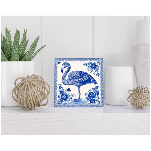 Tegel 15X15 Cm Met Delfts Blauw Cadeau Decoratie | Tegeltjes Met Tekst | Tegeltjes Met Spreuken | Collega | Oma | Opa | Pensioen | Mama | Papa | Vriend Tegel 15x15 cm Delfts blauw