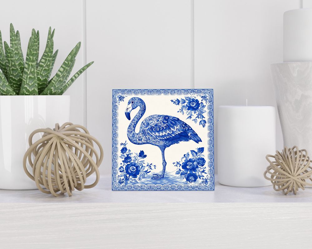 Tegel 15X15 Cm Met Delfts Blauw Cadeau Decoratie | Tegeltjes Met Tekst | Tegeltjes Met Spreuken | Collega | Oma | Opa | Pensioen | Mama | Papa | Vriend Tegel 15x15 cm Delfts blauw