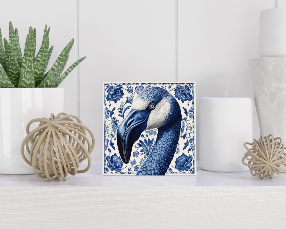 Tegel 15X15 Cm Met Delfts Blauw Cadeau Decoratie | Tegeltjes Met Tekst | Tegeltjes Met Spreuken | Collega | Oma | Opa | Pensioen | Mama | Papa | Vriend Tegel 15x15 cm Delfts blauw
